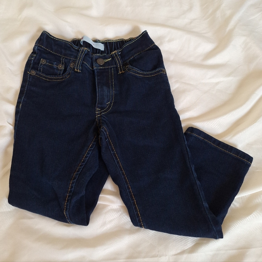 LEVI'S Toddler Slim Jeans in Dark Blue Size 2T